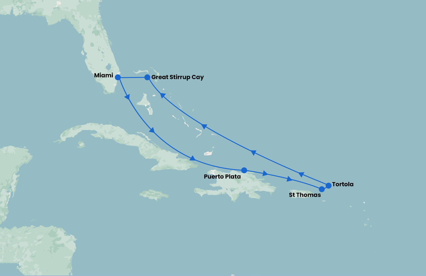 Round trip Caribbean onboard Norwegian Luna